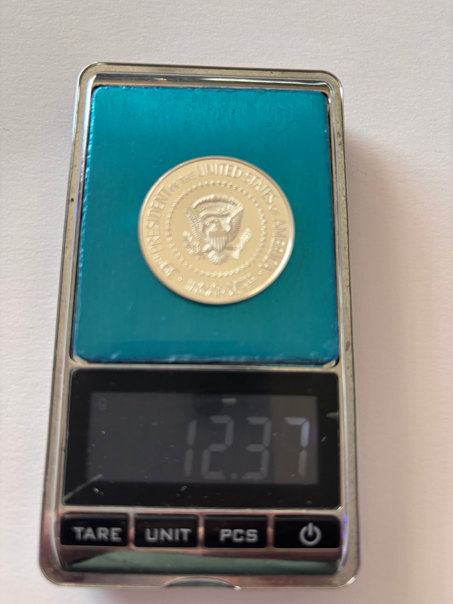 0.999 FINE SILVER Jimmy Carter Inauguration January 20th 1977 President Silver Coin