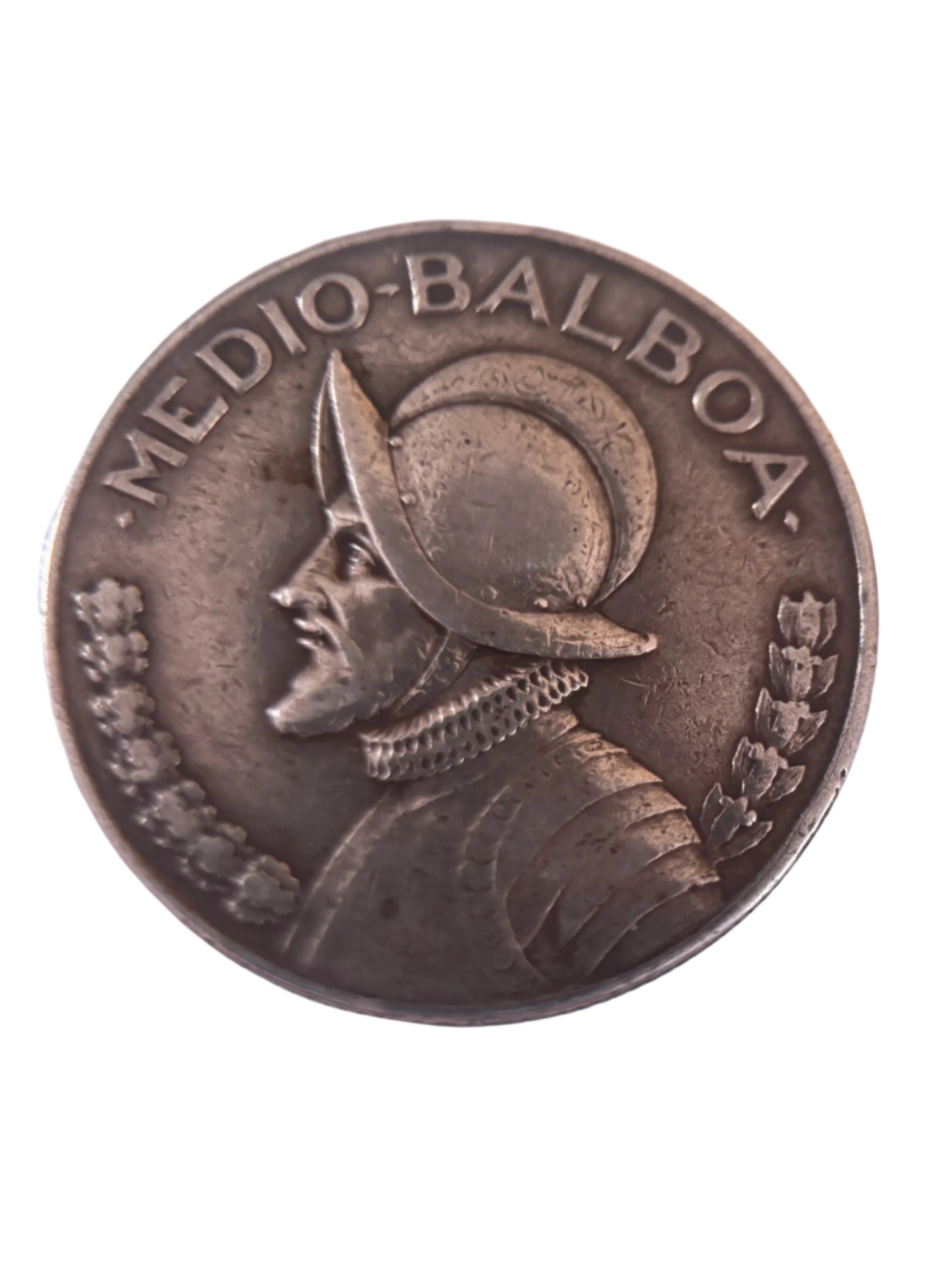 PANAMA 1/2 BALBOA 1930, 0.900 SILVER COIN, 300000 MINTED, RARE, 12.40grams, DECENT GRADE