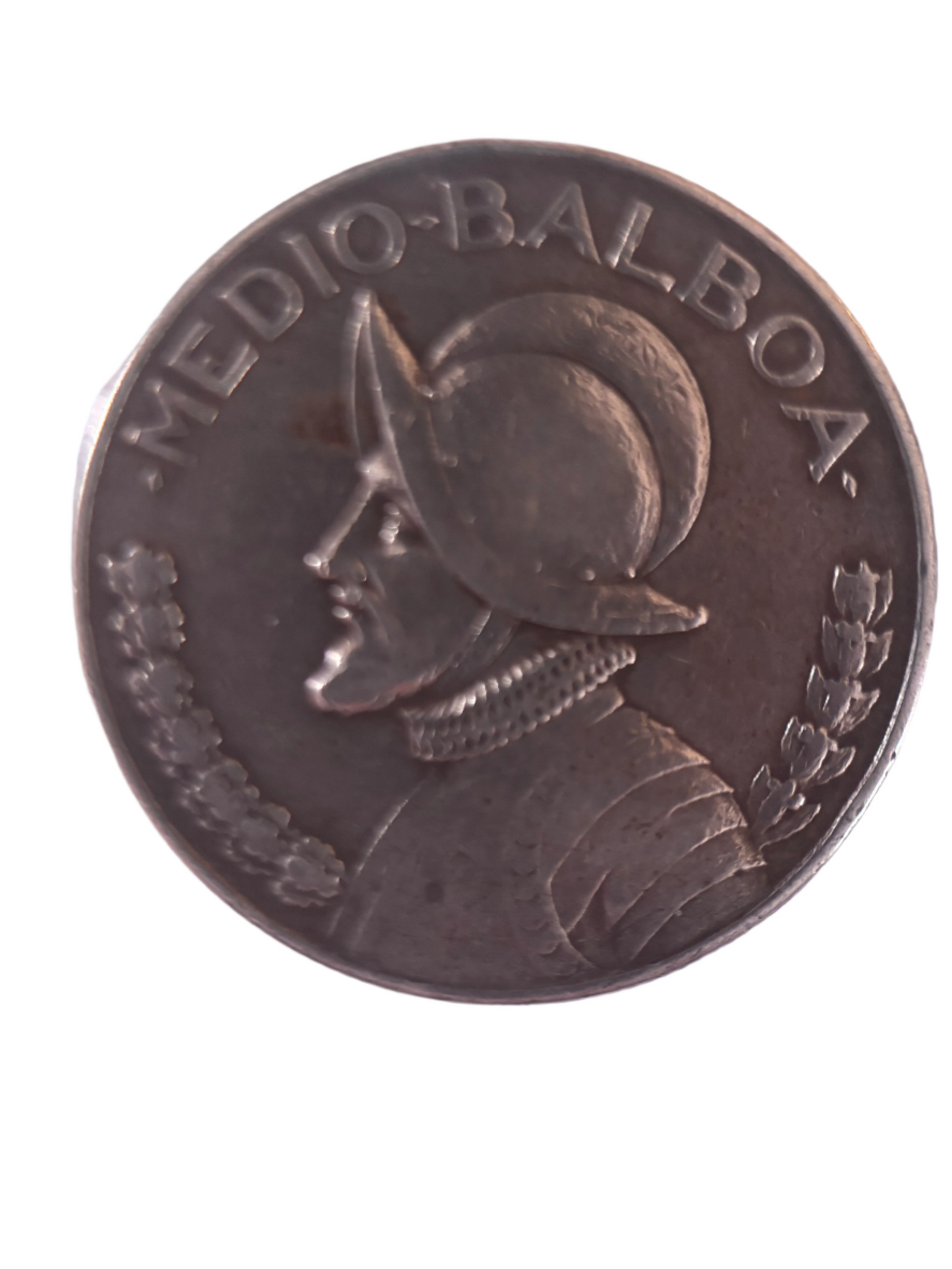PANAMA 1/2 BALBOA 1930, 0.900 SILVER COIN, 300000 MINTED, RARE, 12.40grams, DECENT GRADE