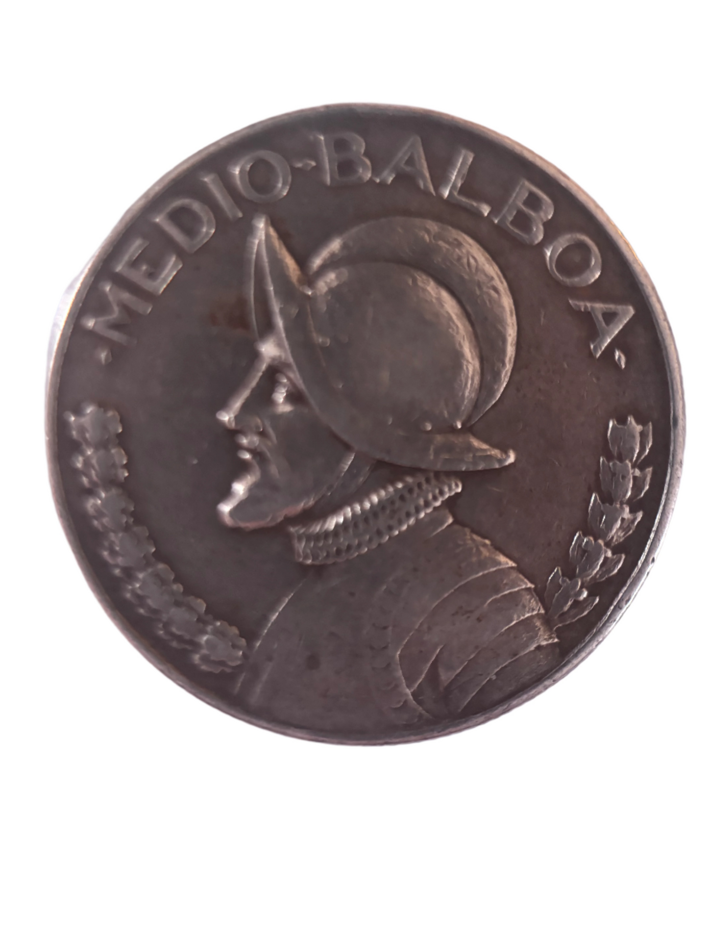 PANAMA 1/2 BALBOA 1930, 0.900 SILVER COIN, 300000 MINTED, RARE, 12.40grams, DECENT GRADE